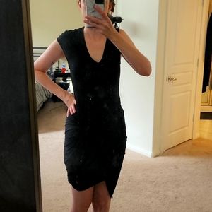 Helmut Lang Asymmetric Knotted dress NWT